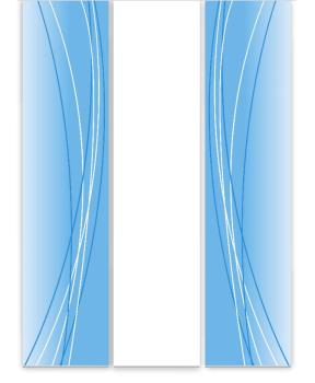 Flächenvorhang Linea blue dark 3er Set, Schiebegardine, Schiebegardinen, blickdicht, Flächenvorhang blickdicht, Schieb
